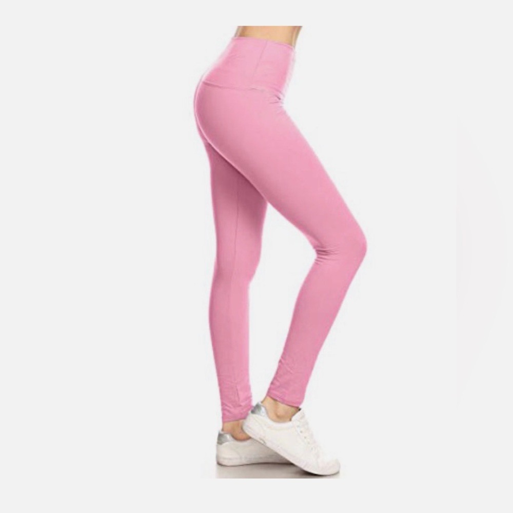 Leggings Depot Hot Bubblegum Pink Leggings SO SOFT
